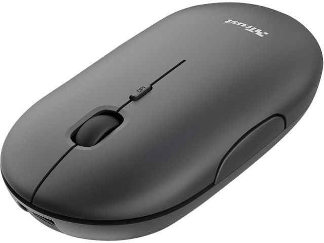 TRUST PUCK AUFLADBARE MAUS 24059 kabellos beidhaendig schwarz
