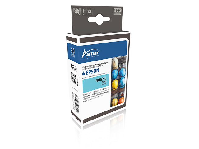 AS70725 ASTAR EPSON WF4825DWF TINTE CYA T05H24010 / 405XL 14,7ml 1100S. HC