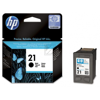 C9351AE#UUS HP 21 PSC Tinte black ST 190 Seiten 5ml