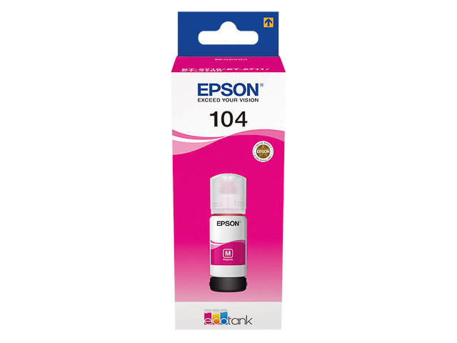 C13T00P340 EPSON ET2710 TINTE MAGENTA 65ml 7500Seiten Flasche EcoTank 104