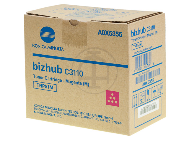 A0X5355 KONICA BIZHUB C3110 TONER MAG 5000Seiten TNP51M
