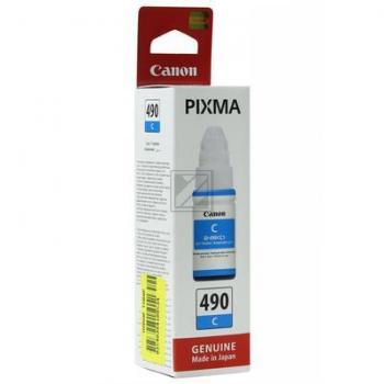 0664C001 CANON GI490C Pixma Tinte cyan 7000Seiten 70ml