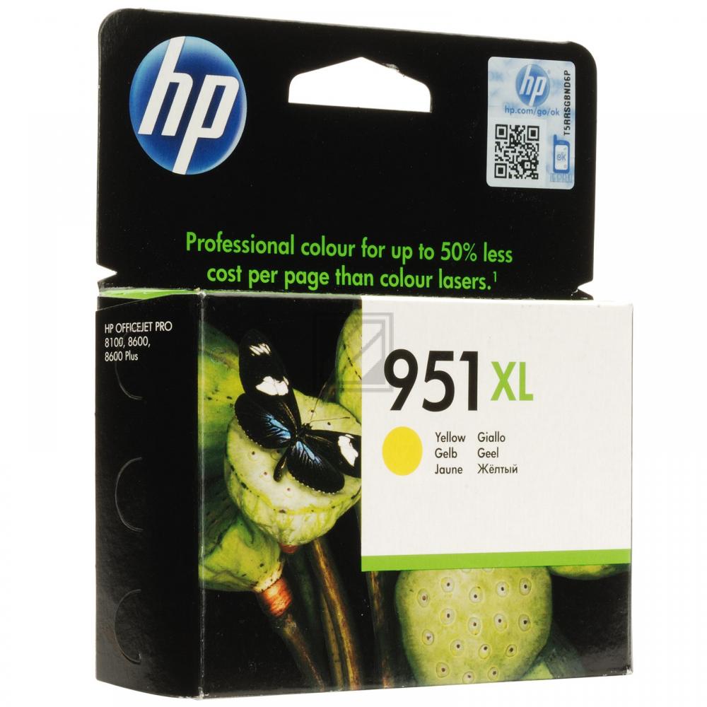 CN048AE#BGX HP 951XL OJ PRO Tinte yellow HC 1500Seiten 17ml