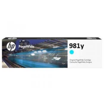 L0R13A HP 981Y PW Color Tinte cyan EHC 16.000Seiten 183ml