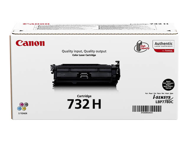 6264B002 CANON LBP7780 CARTRIDGE BLK HC 732HBK 12.000Seiten hohe Kapazitaet