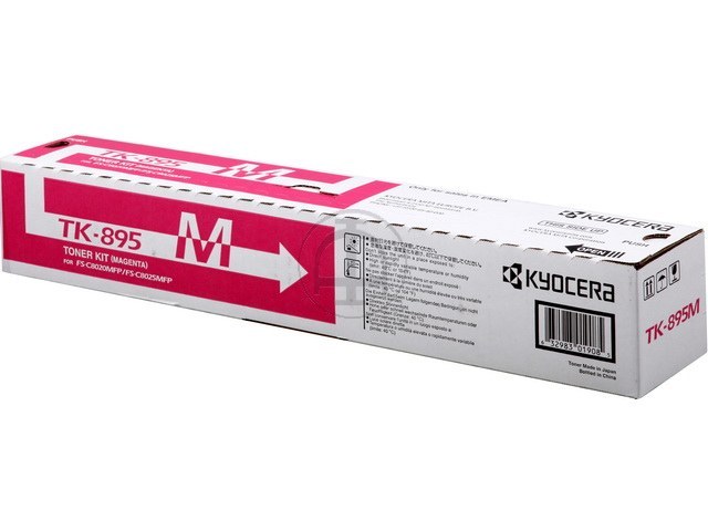TK895M KYOCERA FSC8020MFP TONER MAGENTA 1T02K0BNL0 6000Seiten