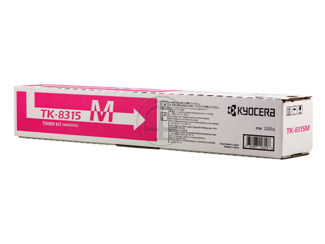 TK8315M KYOCERA TA2550CI TONER MAGENTA 1T02MVBNL0 6000Seiten