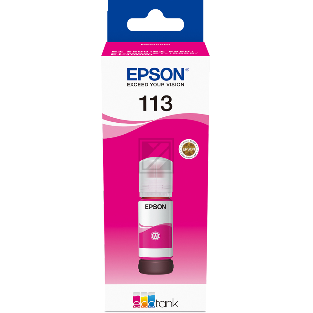 C13T06B340 EPSON ET113 EcoTank Tinte magenta 6000Seiten pigmentiert 70ml