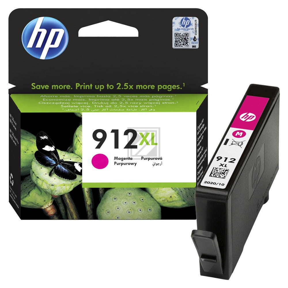 3YL82AE#BGX HP 912XL OJ Tinte magenta HC 825Seiten