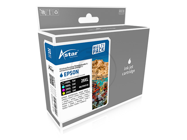 AS44029 ASTAR EPS. XP235 TINTE (4) CMYK T2996/29XL 1x11,3/3x6,4ml