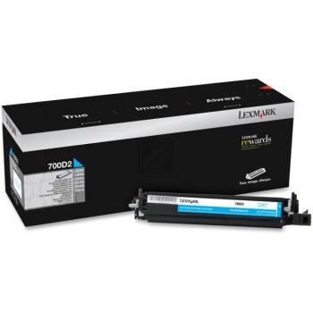 70C0D20 LEXMARK 700D2 CS/CX Entwickler cyan 40.000Seiten