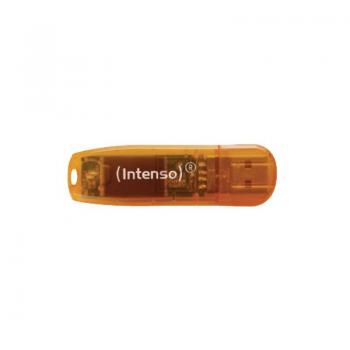 INTENSO RAINBOW LINE USB STICK 64GB 3502490 28MB/s USB 2.0 orange