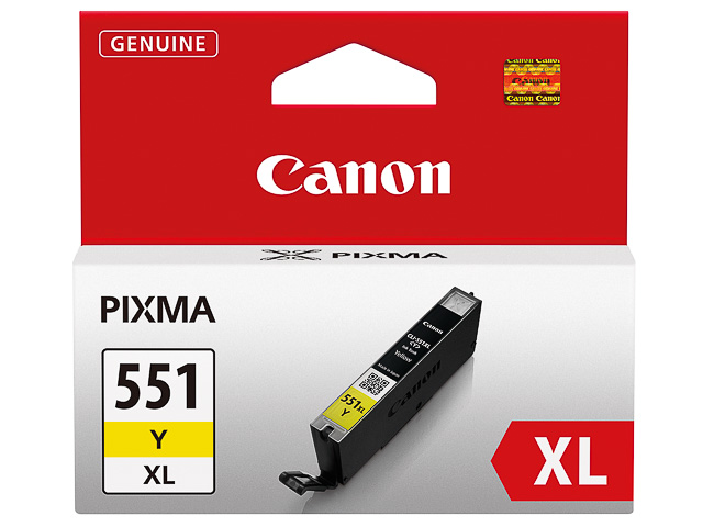 CLI551XLY CANON IP7250 TINTE YELLOW HC 6446B001 Nr.551XL 11ml hohe Kapazitaet