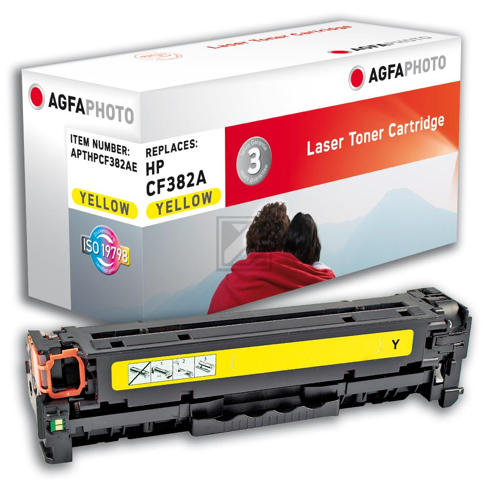 APTHPCF382AE AP HP CF382A LJ Toner yellow rebuilt 2700Seiten