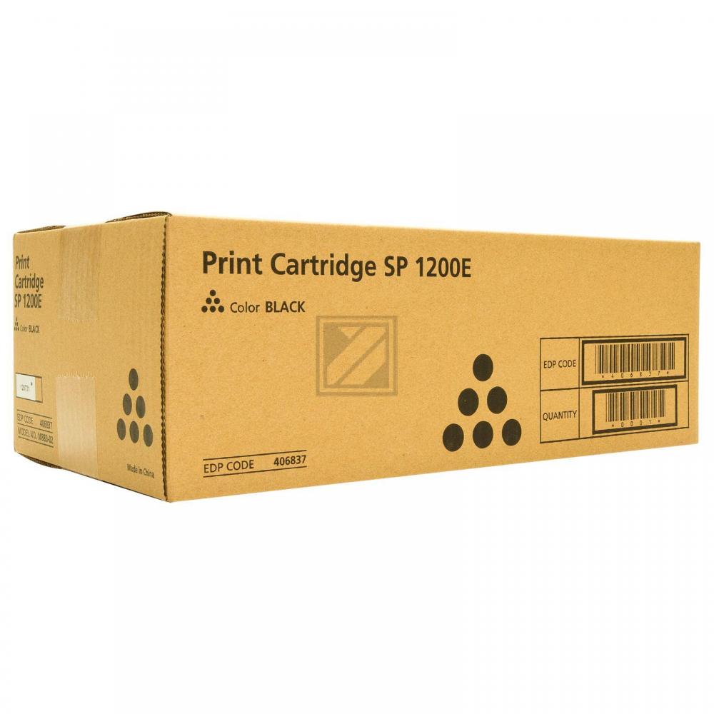 406837 RICOH Type SP1200E SP Toner black 2600Seiten