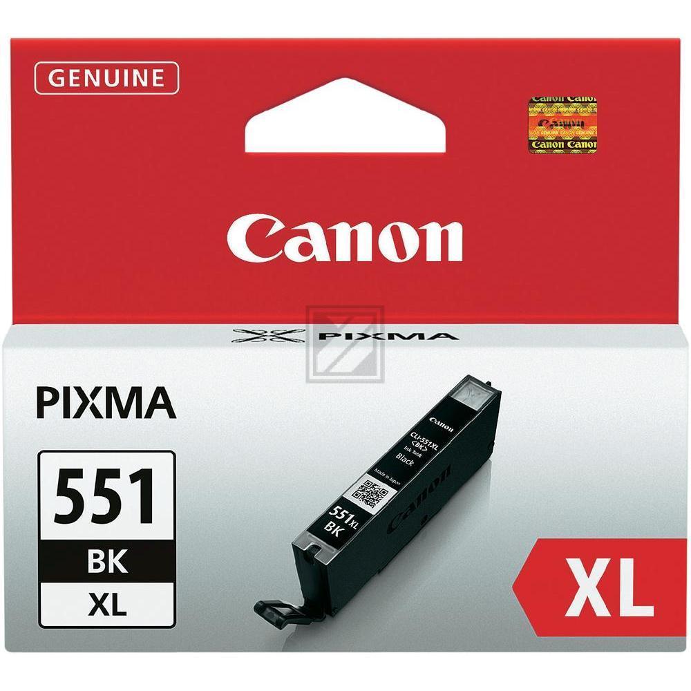 6443B001 CANON CLI551XLBK Nr.551XL Pixma Tinte black HC 1125Fotos 11ml