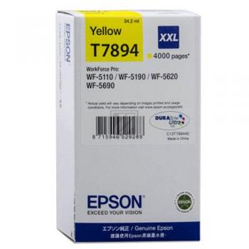 C13T789440 EPSON WF Tinte yellow EHC 4000Seiten 34ml