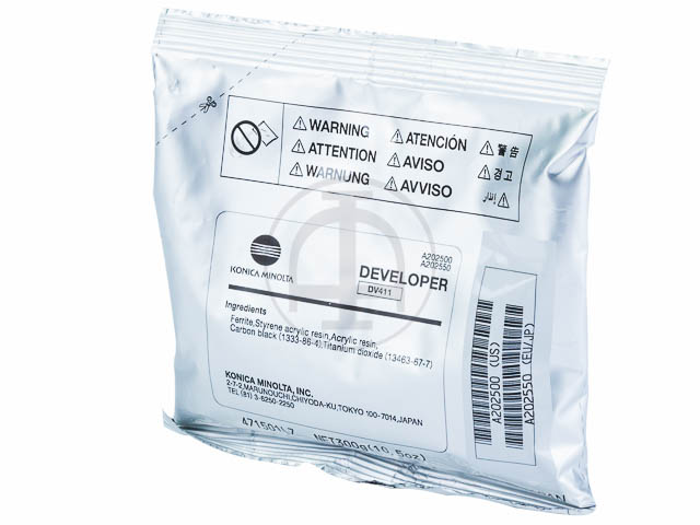 A202550 KONICA BIZHUB 223 ENTWICKLER BLK 80.000Seiten DV411