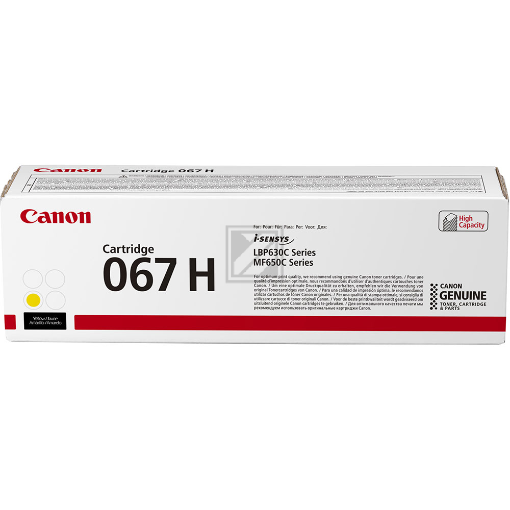 5103C002 CANON 067HY LBP Cartridge yellow HC 2350Seiten