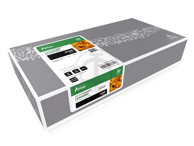 AS11647 ASTAR LEX. X746 TONER BLK X746H1KG 12.000Seiten
