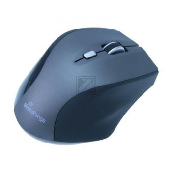 MROS203 MEDIARANGE Funkmaus 5Tasten optisch schwarz-grau