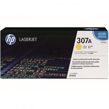 CE742A HP 307A CLJ Toner yellow 7300 Seiten