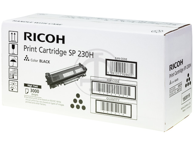 408294 RICOH SP230DNW CARTRIDGE BLK HC Type SP230H 3000Seiten hohe Kapazitaet