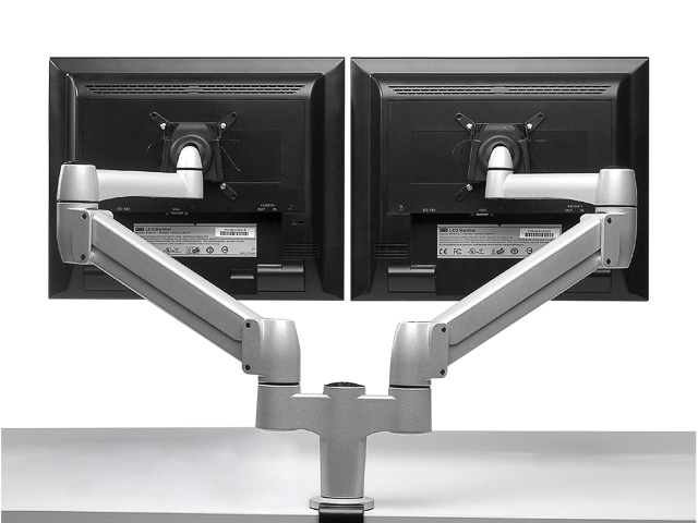 BNESPD BAKKER Monitorarm 3-8kg dual silber