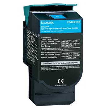 C544X1CG LEXMARK C54x/X54x Toner cyan return 4000Seiten