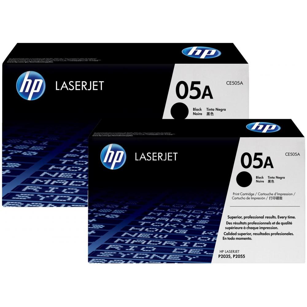 CE505D HP 05A LJ Cartridge (2) black ST 2x2300Seiten