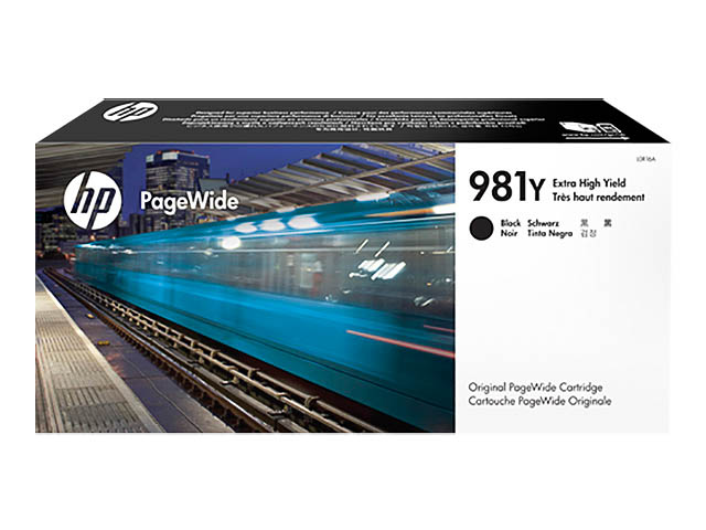 L0R16A HP PW COLOR 556 TINTE BLACK EHC HP981Y 20.000S. extra hohe Kapazitaet