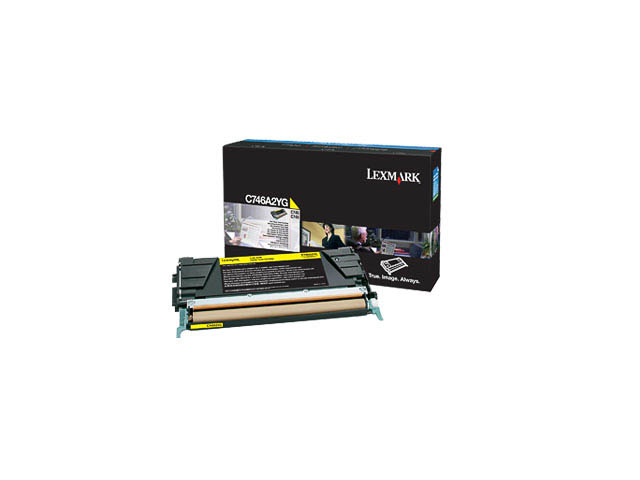 C746A2YG LEXMARK C746 TONER YELLOW 7000Seiten
