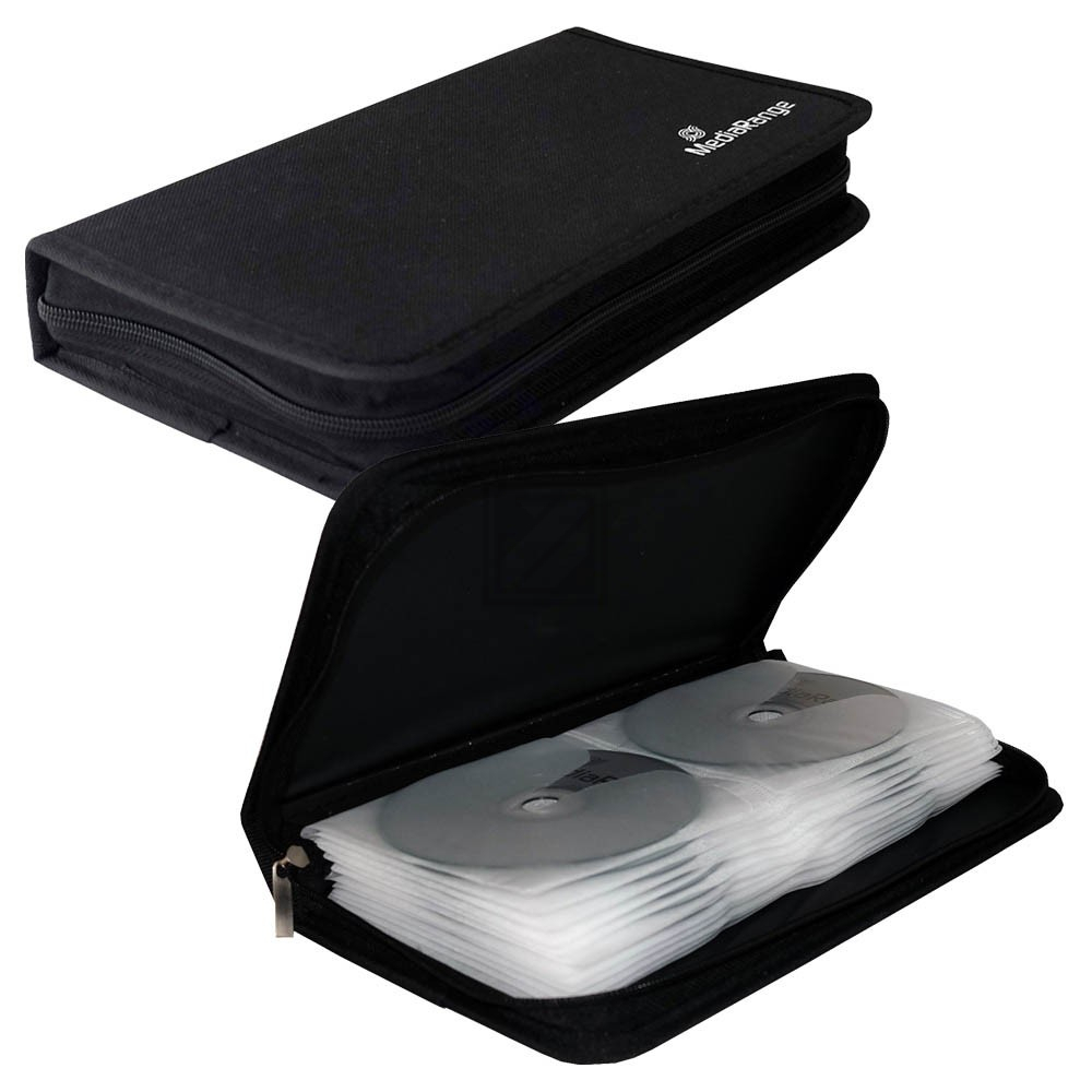 MEDIARANGE ARCHIVIERUNGSMAPPE 48DISK BOX51 schwarz