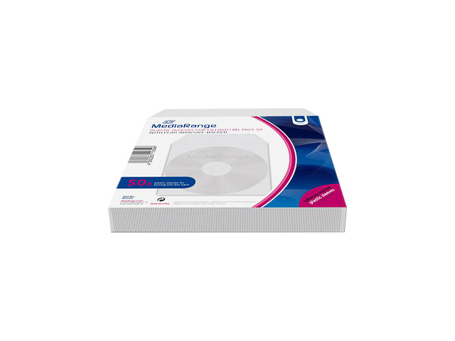 MEDIARANGE CD PLASTIKHUELLEN 1DISK (50) BOX164 Leerhuellen transparent