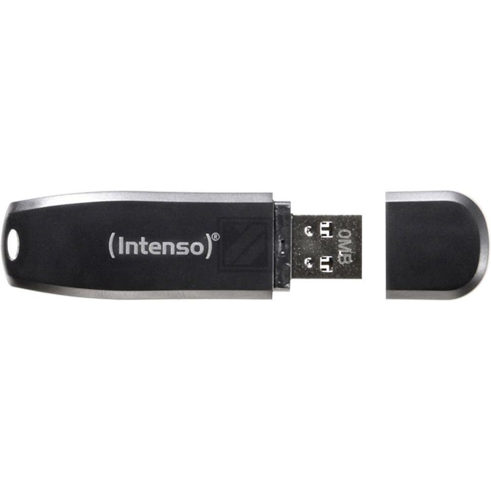 INTENSO SPEED LINE USB STICK 128GB 3533491 70MB/s USB 3.0 schwarz