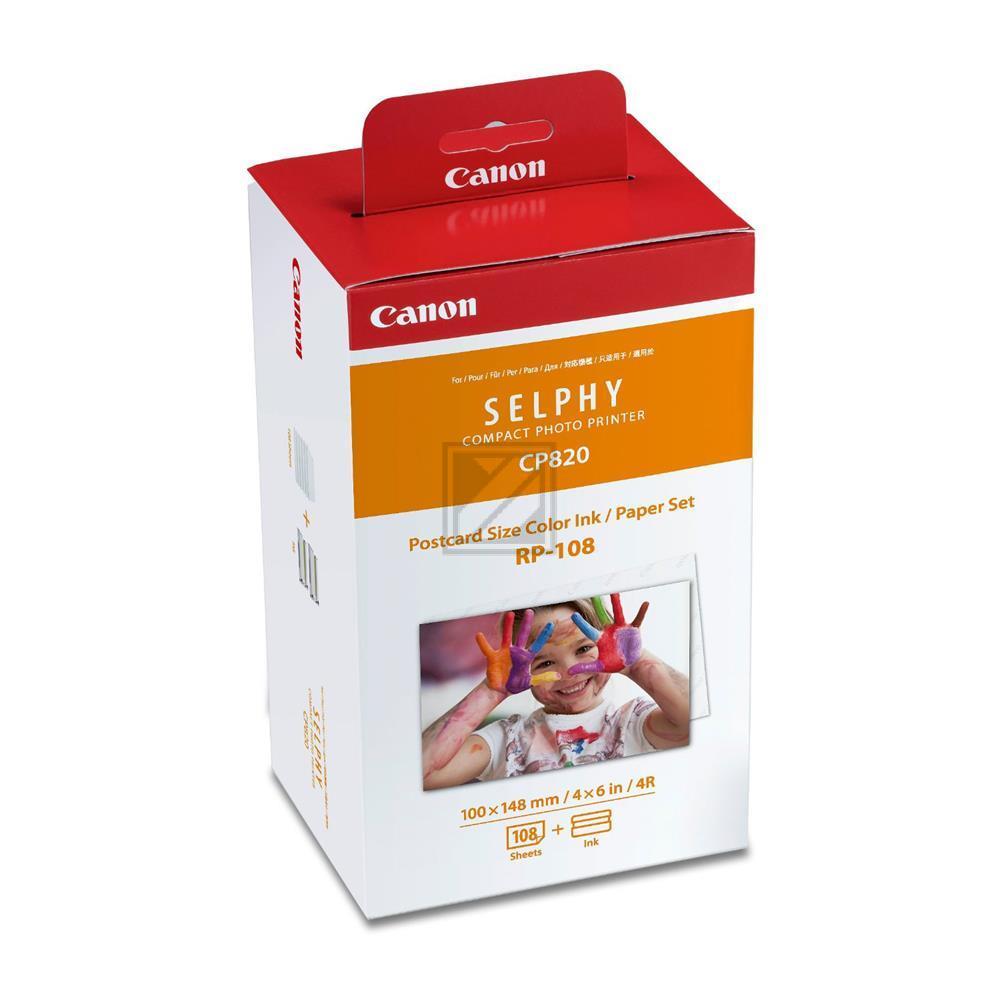 8568B001 CANON Fotopapier+TTR (2) 10x15cm 108Blatt weiss RP108IN