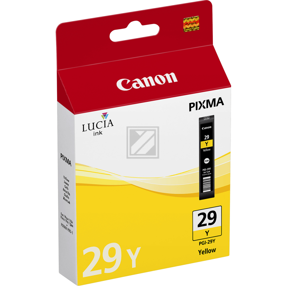 4875B001 CANON PGI29Y Nr.29 Pixma Tinte yellow 1420Fotos